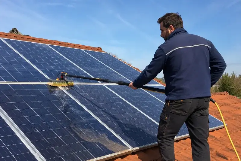 Nettoyage et entretien de panneaux solaires à Muel